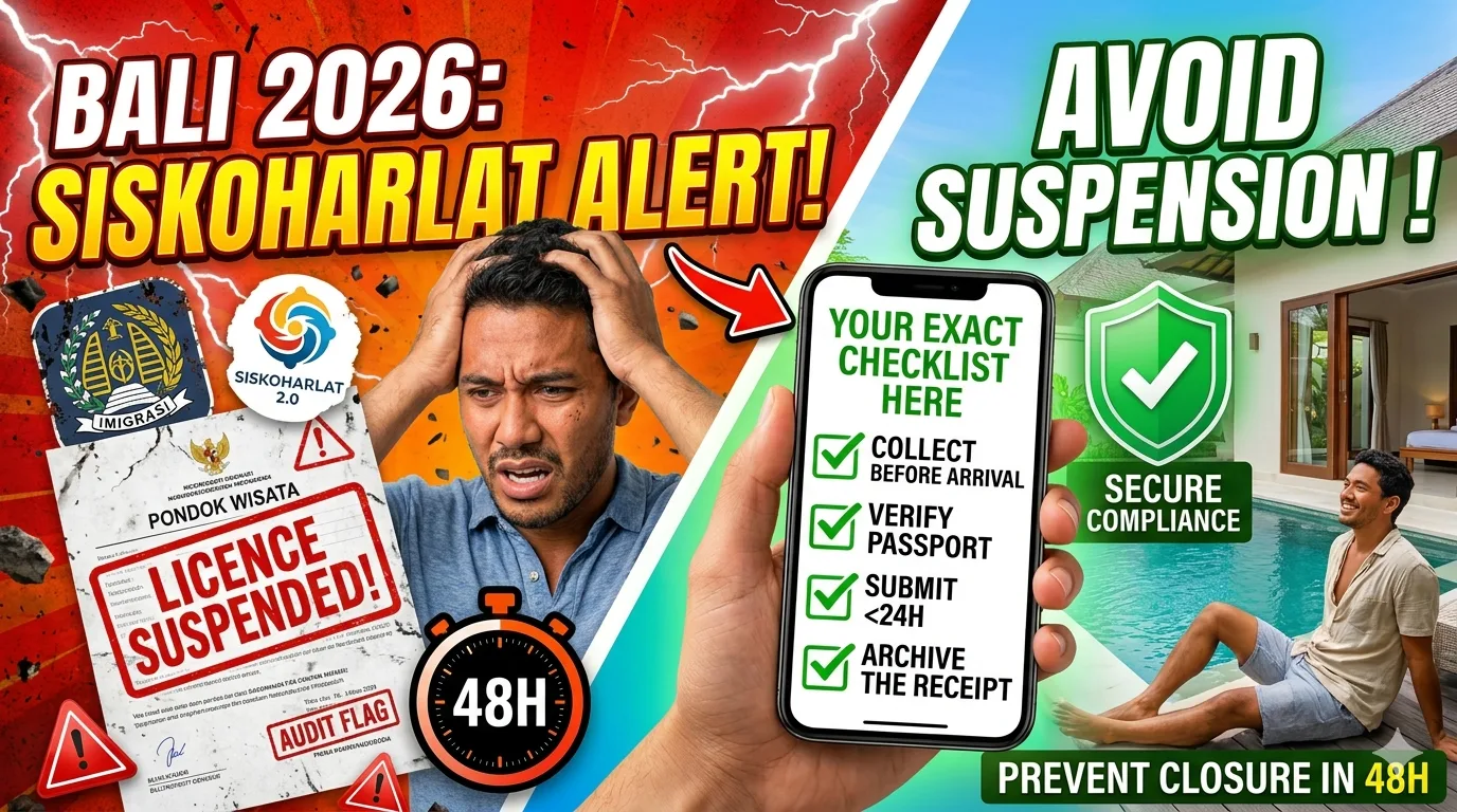 Siskoharlat 2026: The Exact Checklist to Avoid Suspension of Your Pondok Wisata License in Bali