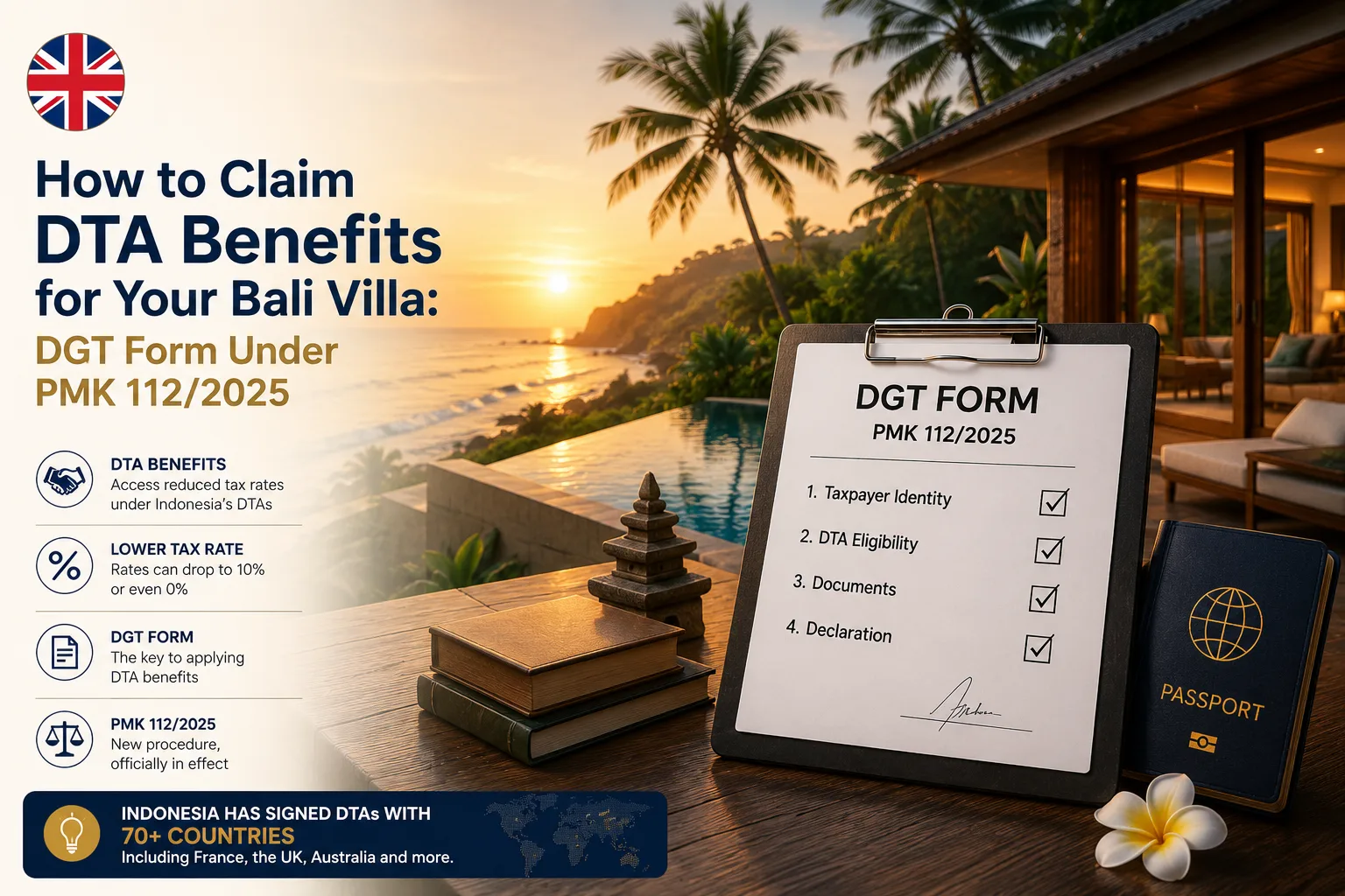 How to Claim DTA Benefits for Your Bali Villa: DGT Form Under PMK 112/2025