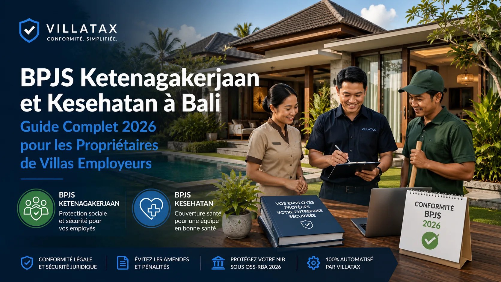 BPJS Ketenagakerjaan et Kesehatan à Bali : Guide Complet 2026 pour les Propriétaires de Villas Employeurs