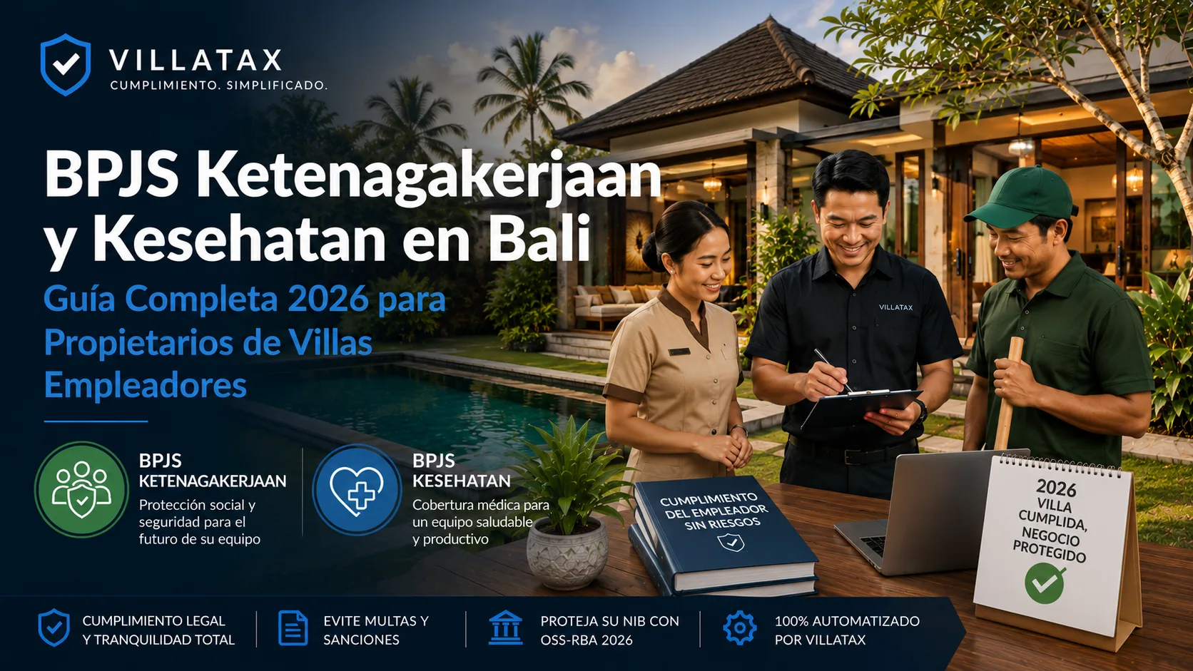 BPJS Ketenagakerjaan y Kesehatan en Bali: Guía Completa 2026 para Propietarios de Villas Empleadores